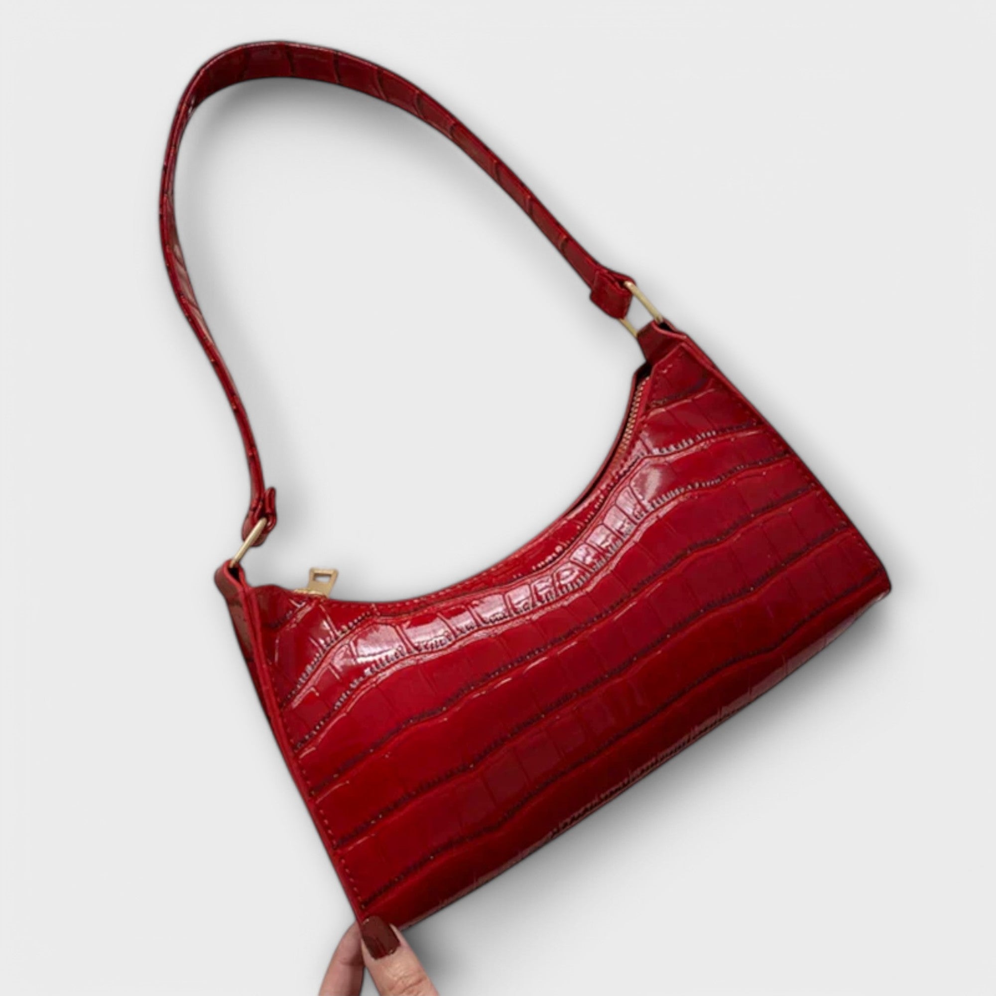 Talia | Shiny Leather Bag
