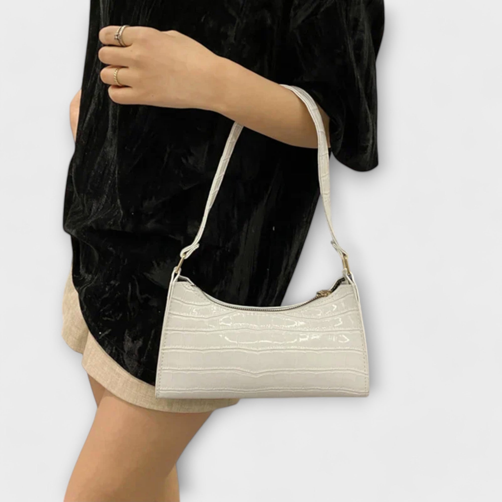 Talia | Shiny Leather Bag