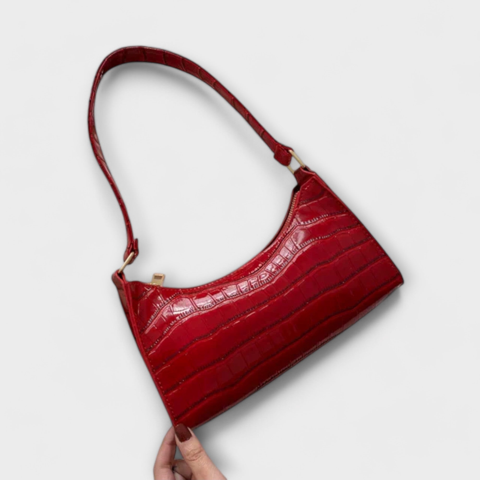 Talia | Shiny Leather Bag