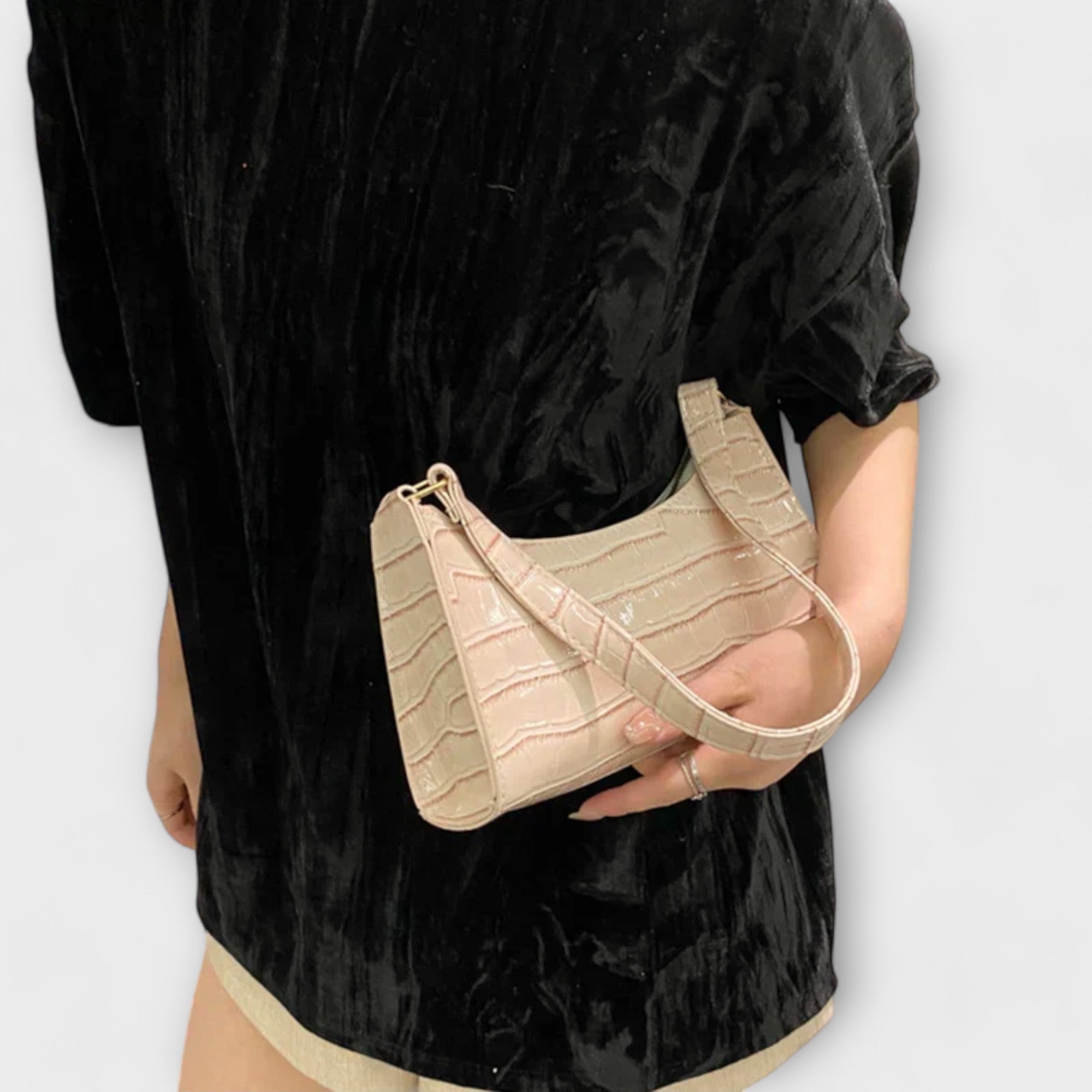 Talia | Shiny Leather Bag