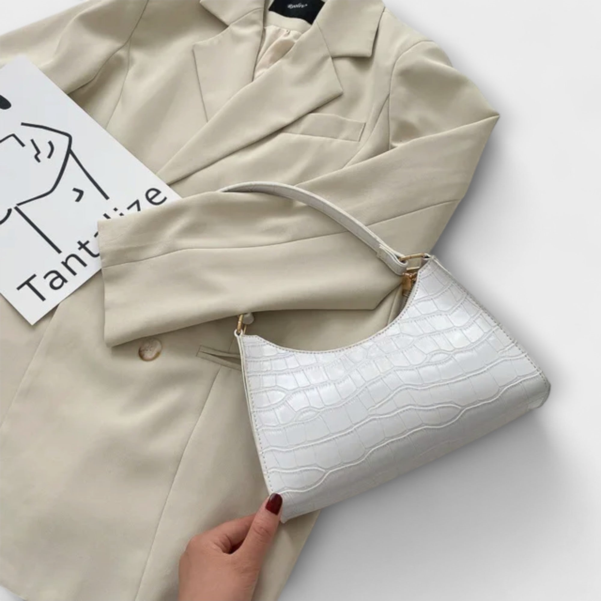 Talia | Shiny Leather Bag