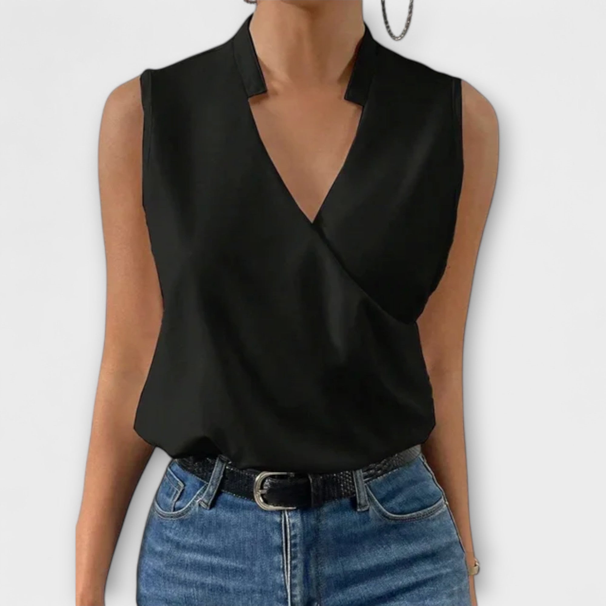 Talia | Sophisticated V-neck Top