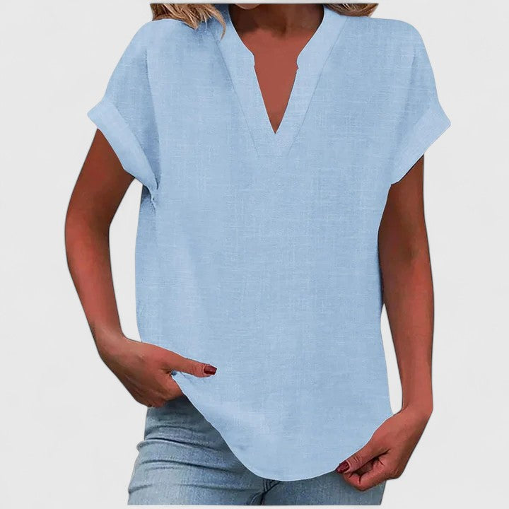 Talia | Comfortable V-Neck Blouse