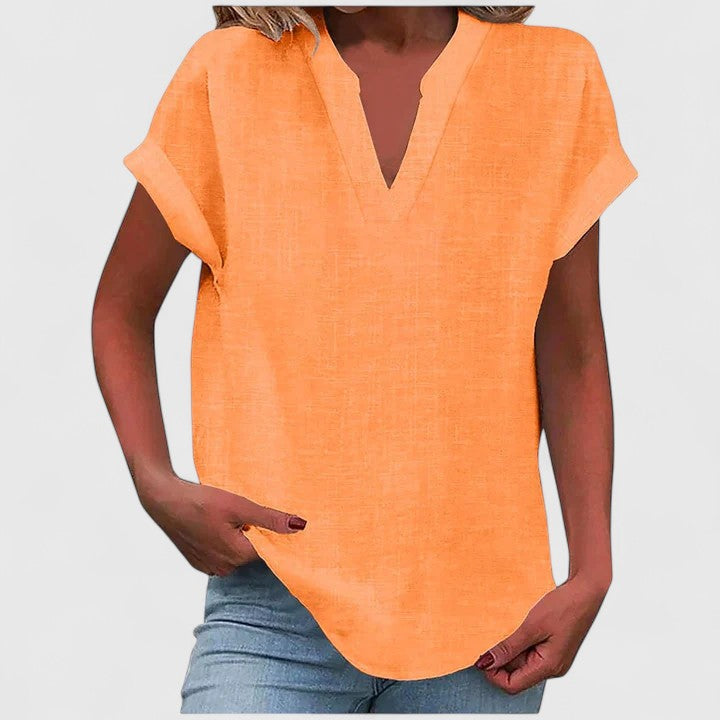 Talia | Comfortable V-Neck Blouse