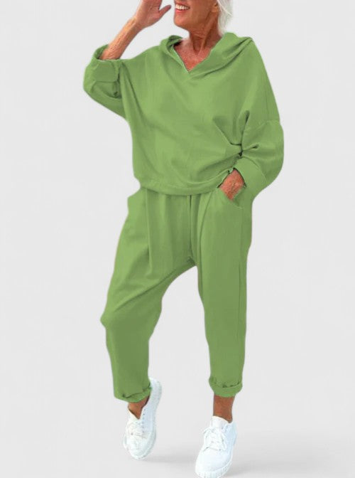 Talia | Comfortable Hooded Sweatshirt Set