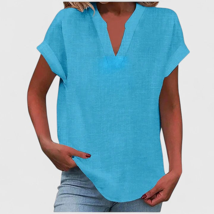 Talia | Comfortable V-Neck Blouse
