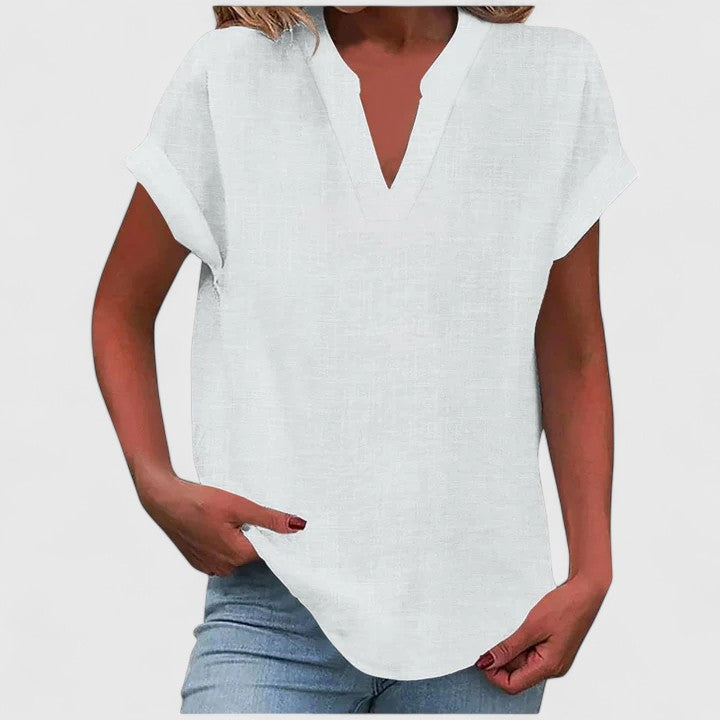 Talia | Comfortable V-Neck Blouse