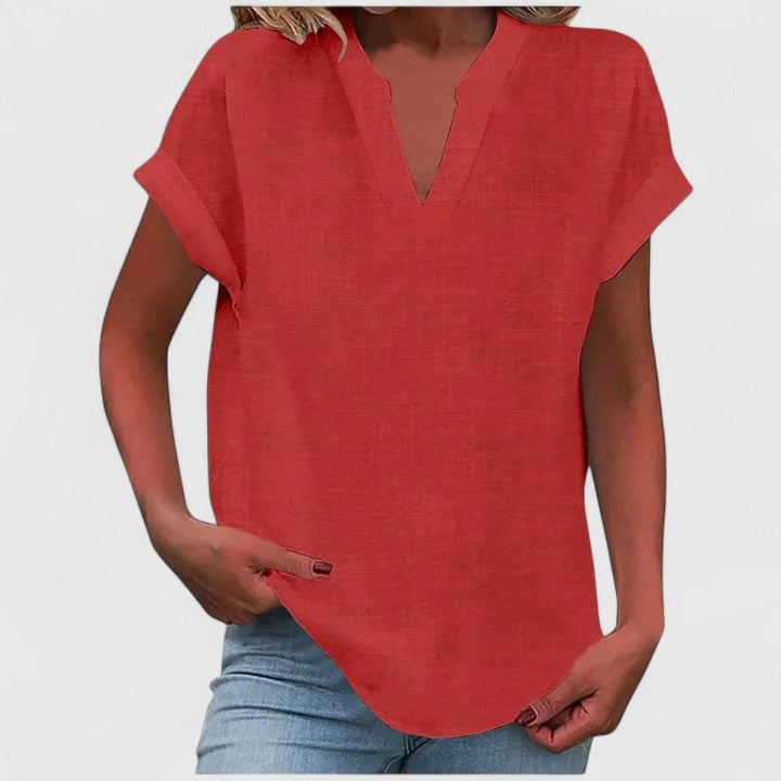 Talia | Comfortable V-Neck Blouse