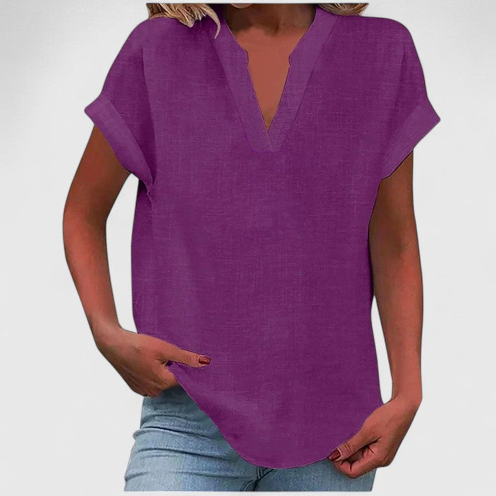 Talia | Comfortable V-Neck Blouse