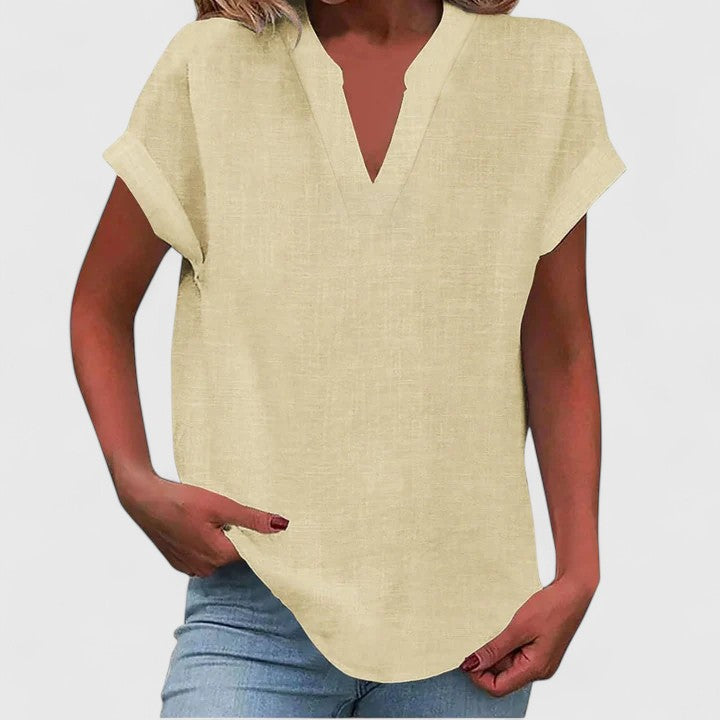 Talia | Comfortable V-Neck Blouse