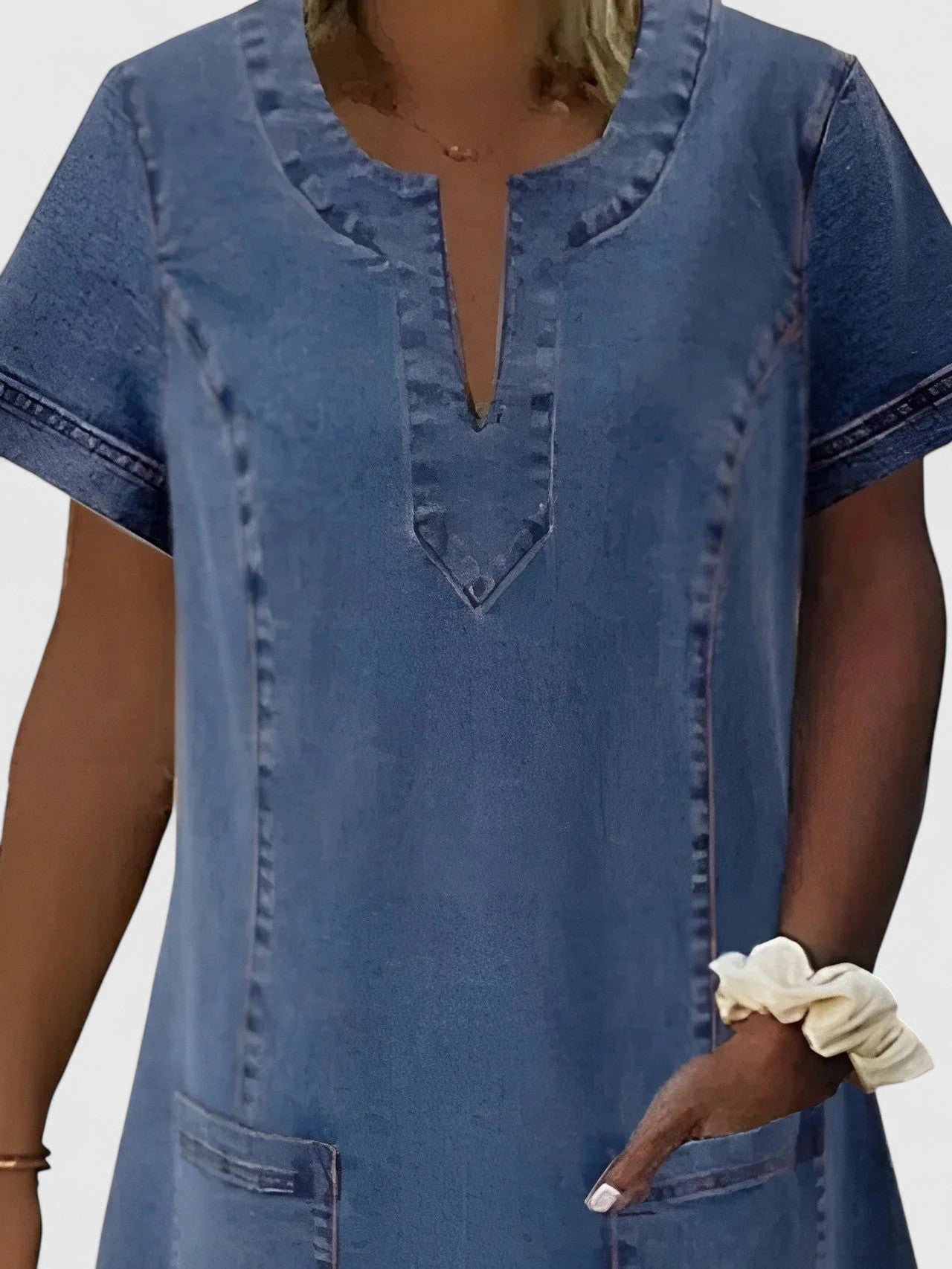 Talia | Elegant Denim Dress