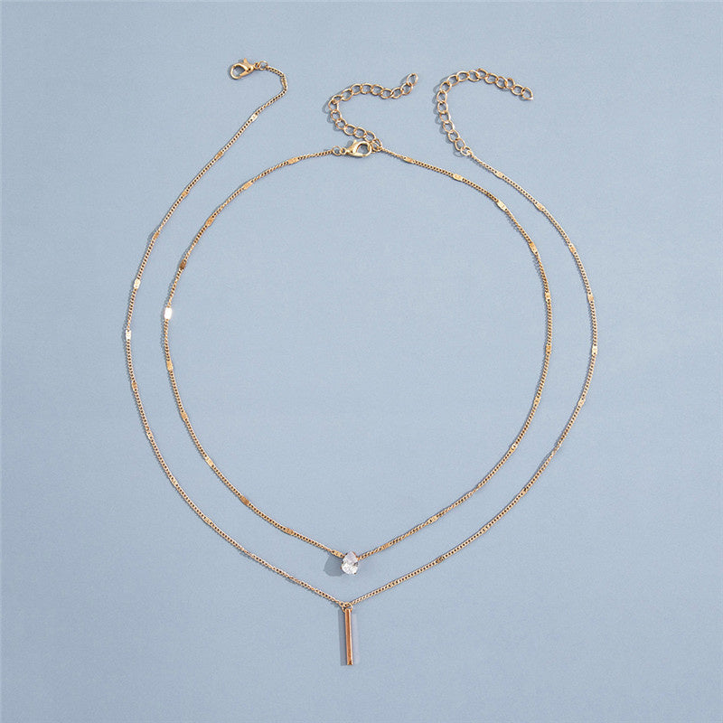 Talia | Vintage Necklace Set with Gold Pendant
