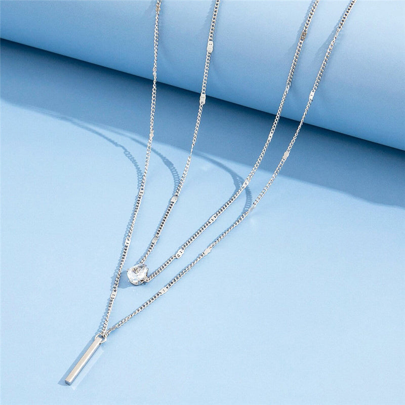 Talia | Vintage Necklace Set with Gold Pendant