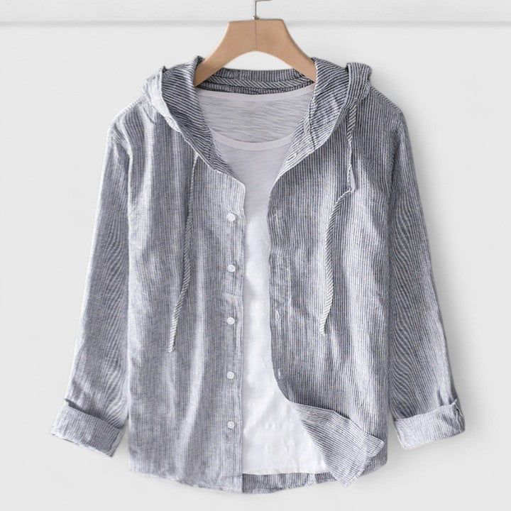 Talia | Elegant Hooded Blouse