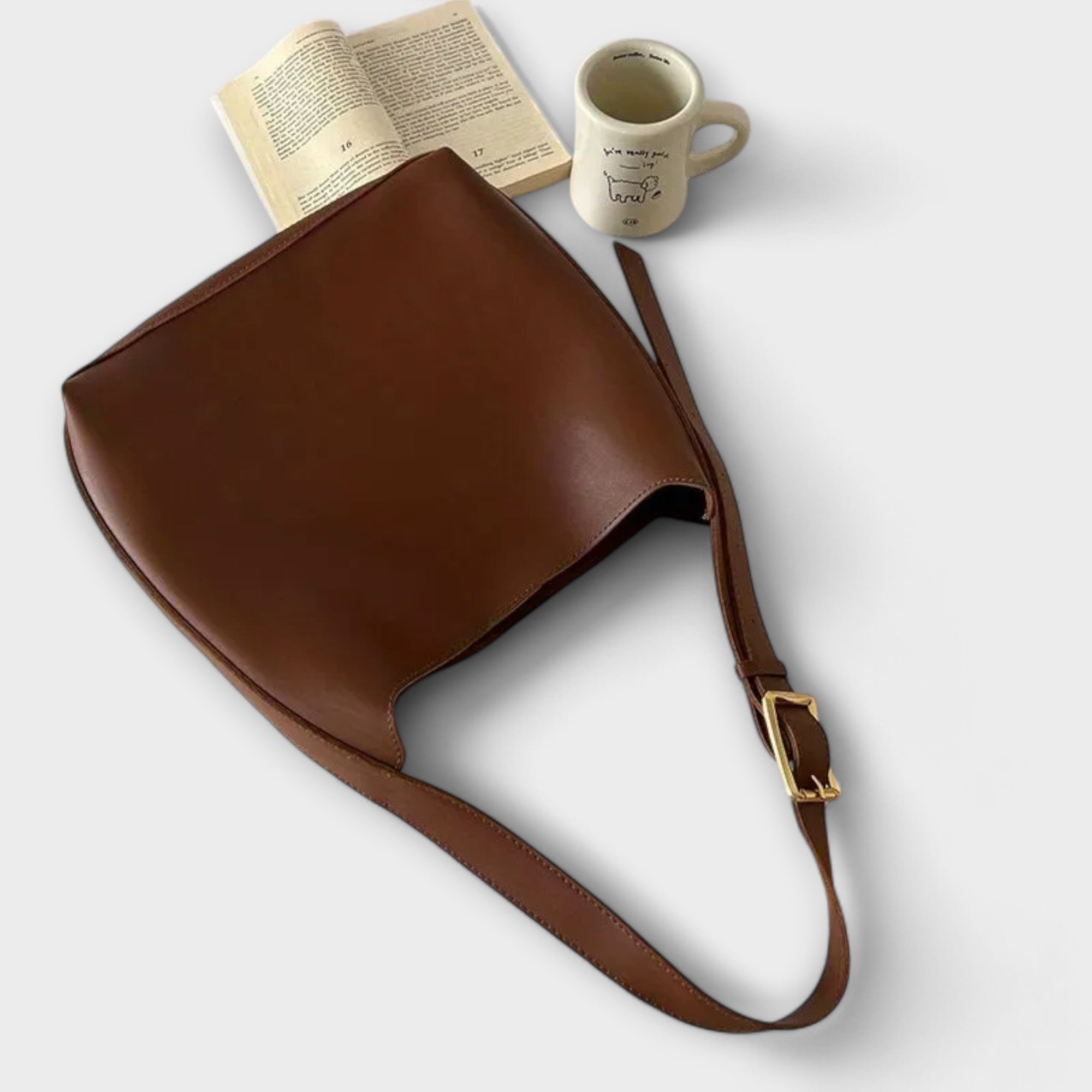 Talia | Elegant Leather Shoulder Bag