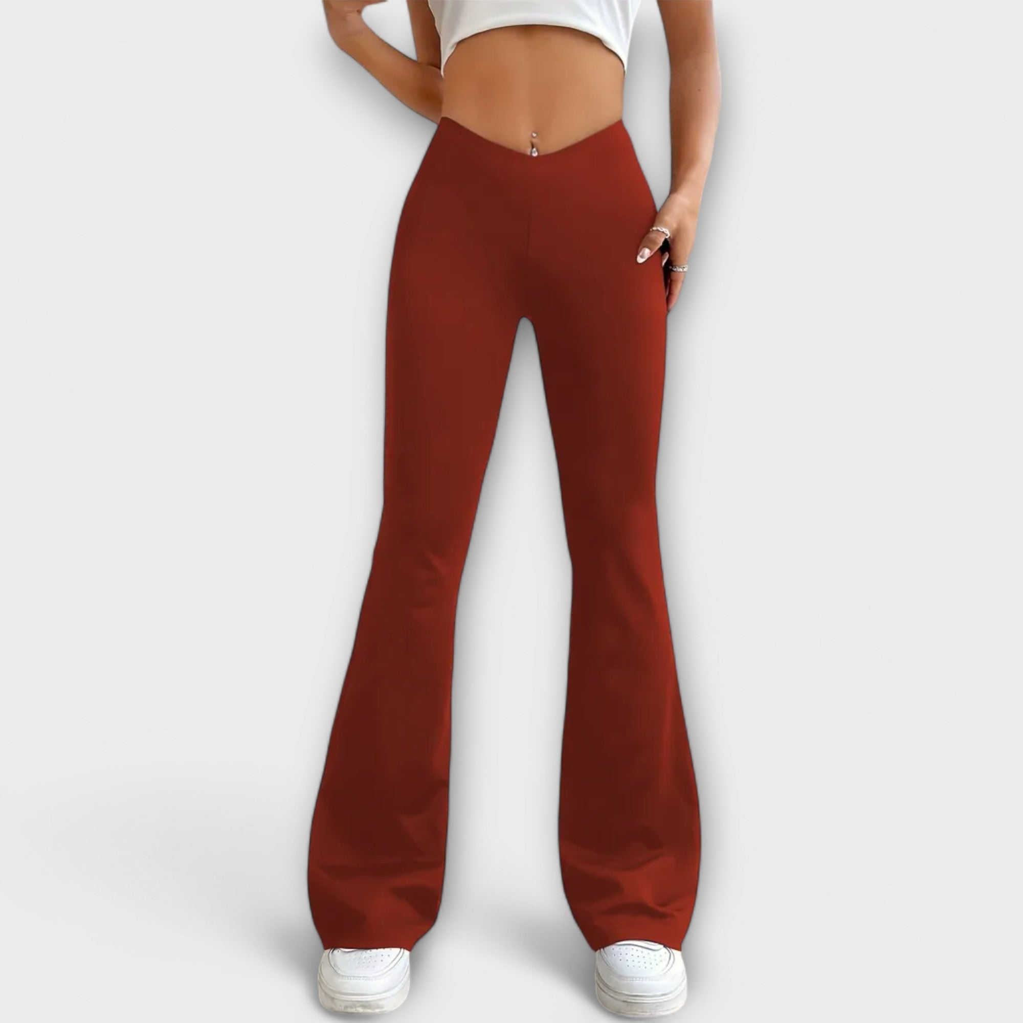 Talia | Relaxed Pants with Flared Leg