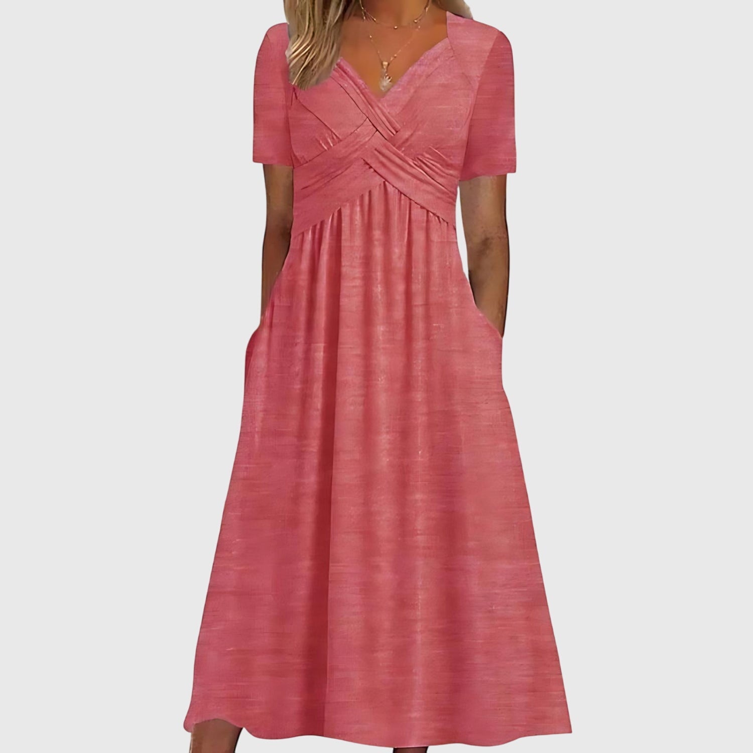 Talia | Midi Dress with Tummy Control