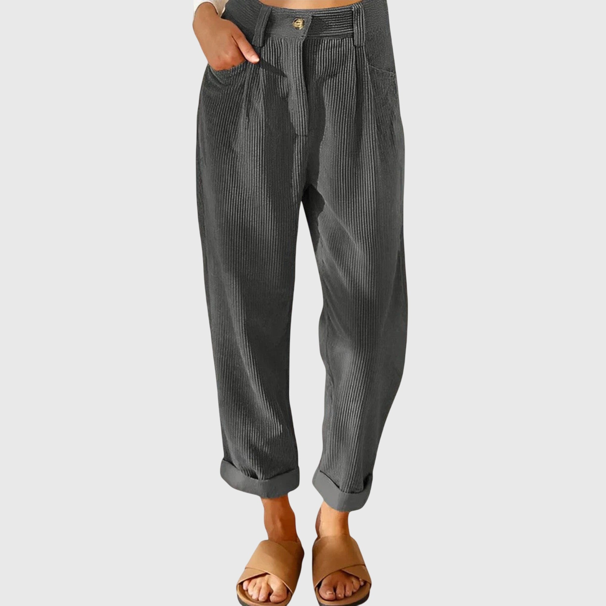 Talia | Modern Cord Pants
