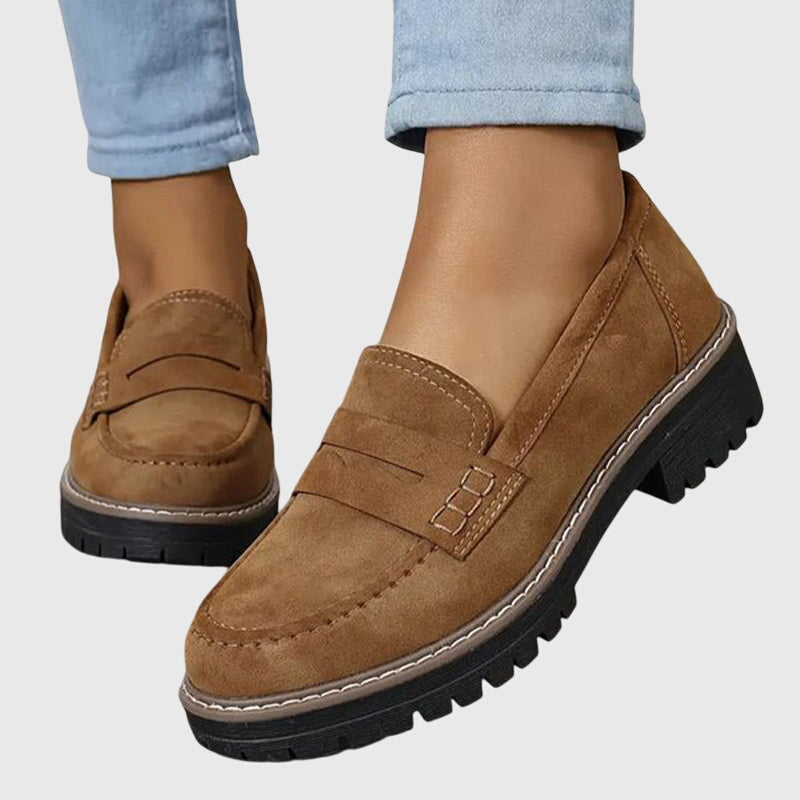 Talia | Timeless Suede Loafers