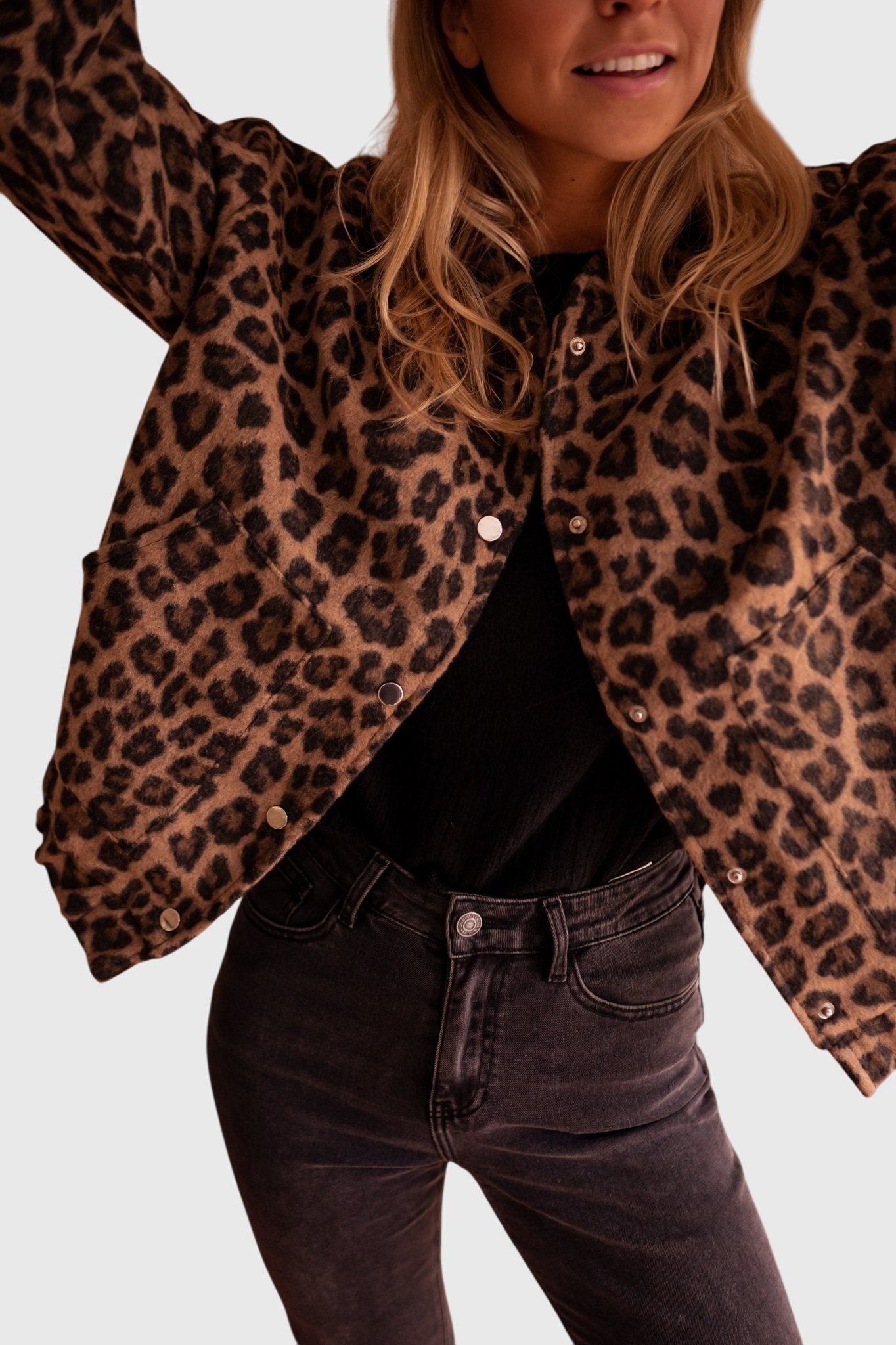 Talia | Stylish Leopard Print Jacket