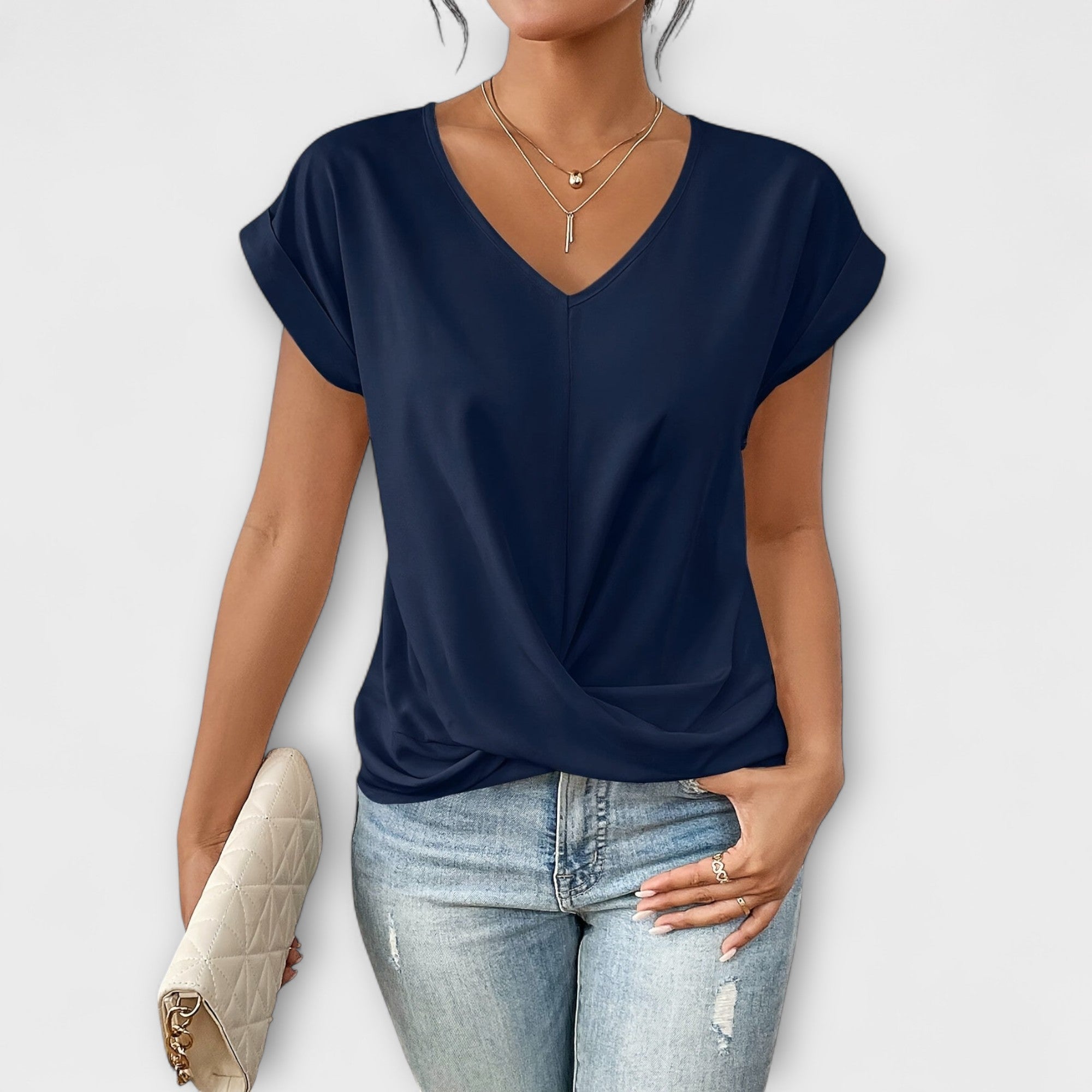 Talia | Elegant V-neck Top