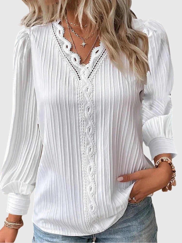 Talia | Elegant Pullover Blouse