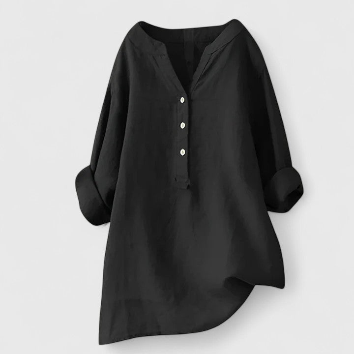 Talia | Elegant Button-Front Shirt