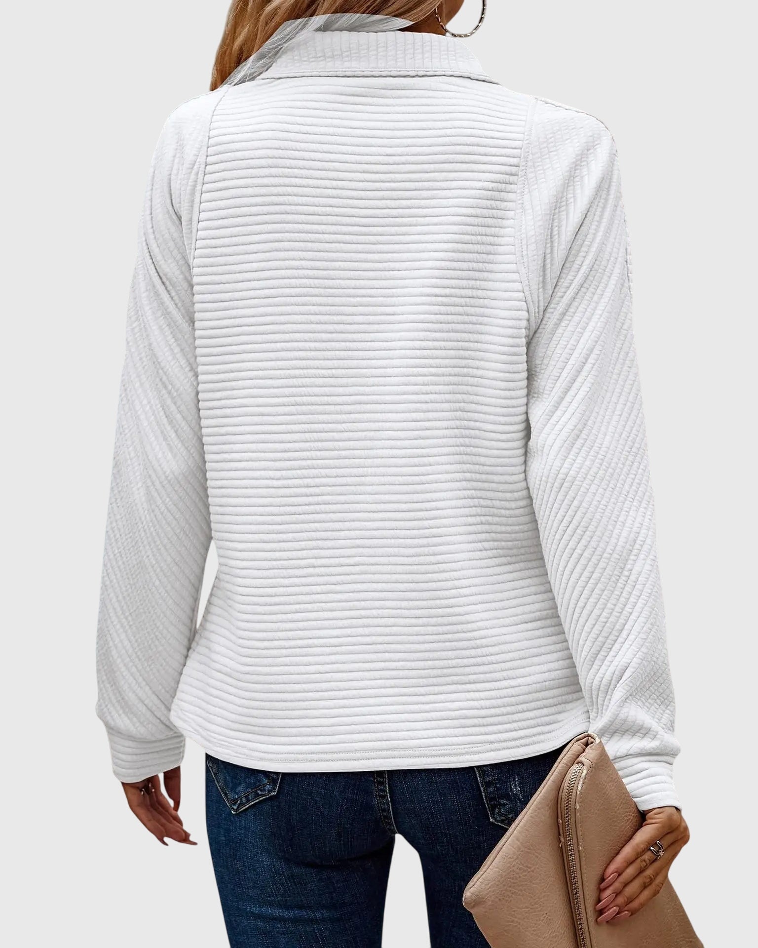 Talia | Elegant Sweater with Zipper