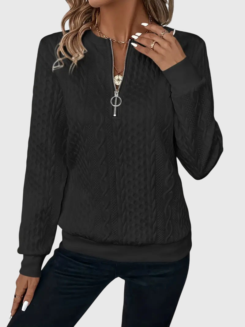 Talia | Sweater with Zipper
