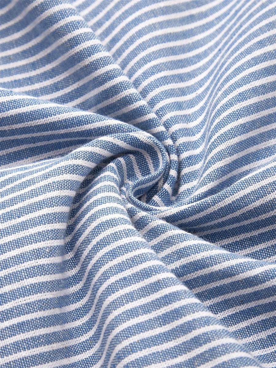 Talia | Striped Midi Dress