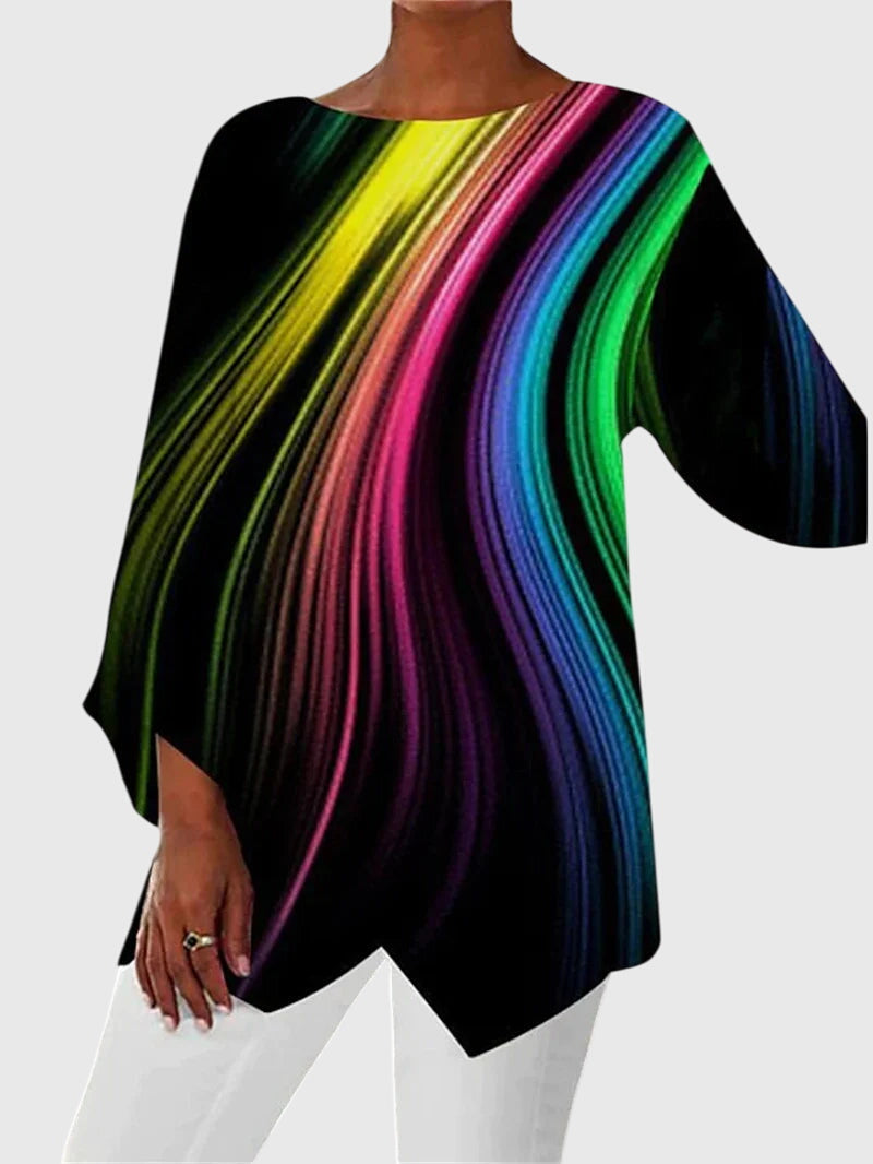 Talia | Elegant Crew Neck Top