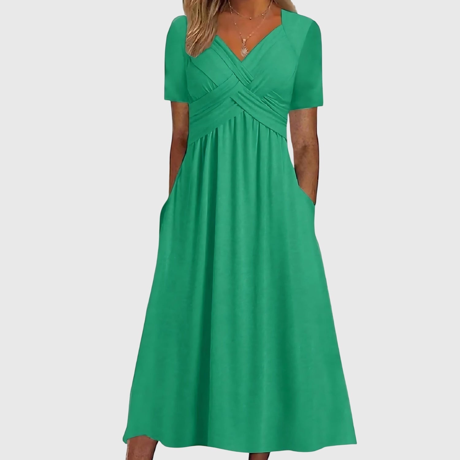 Talia | Midi Dress with Tummy Control