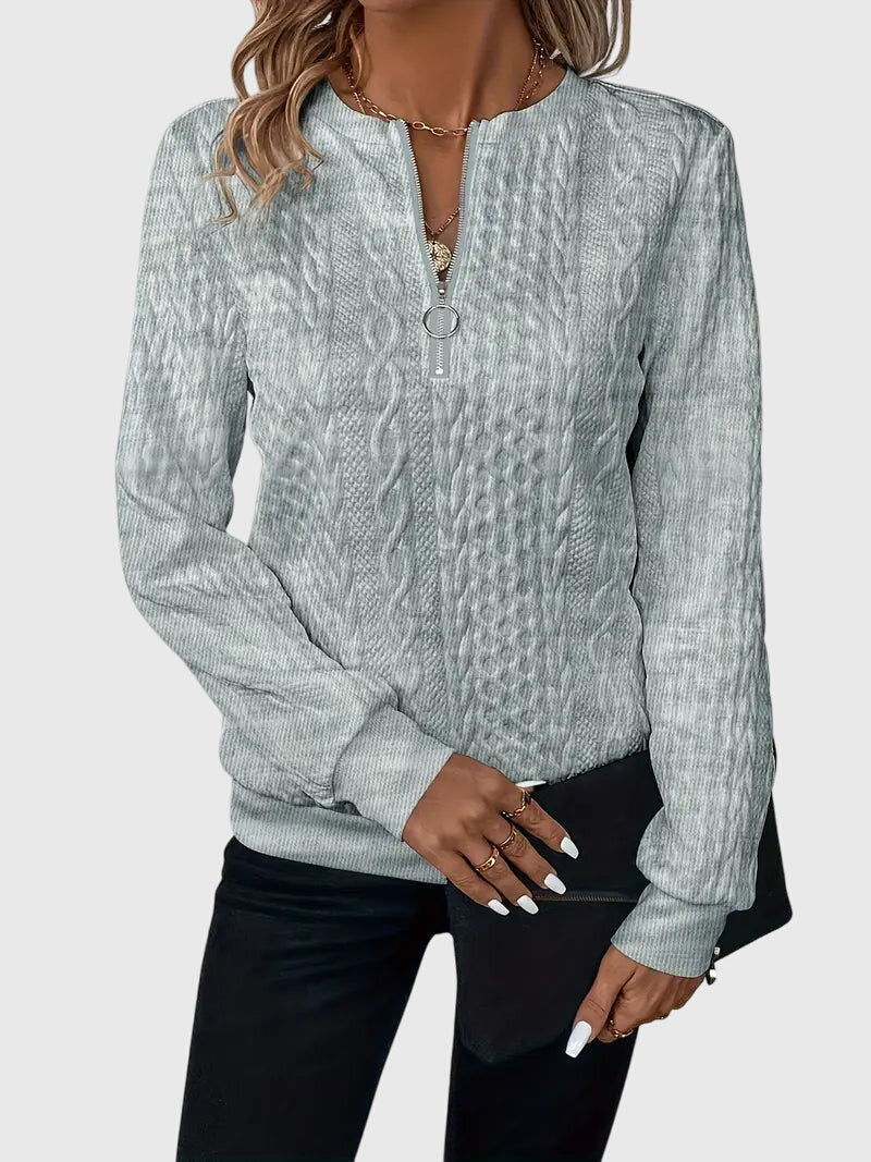 Talia | Sweater with Zipper