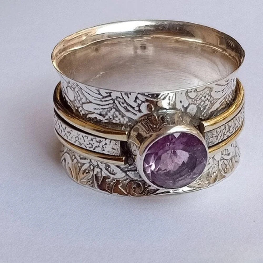 Talia | Bohemian Crystal Meditation Ring