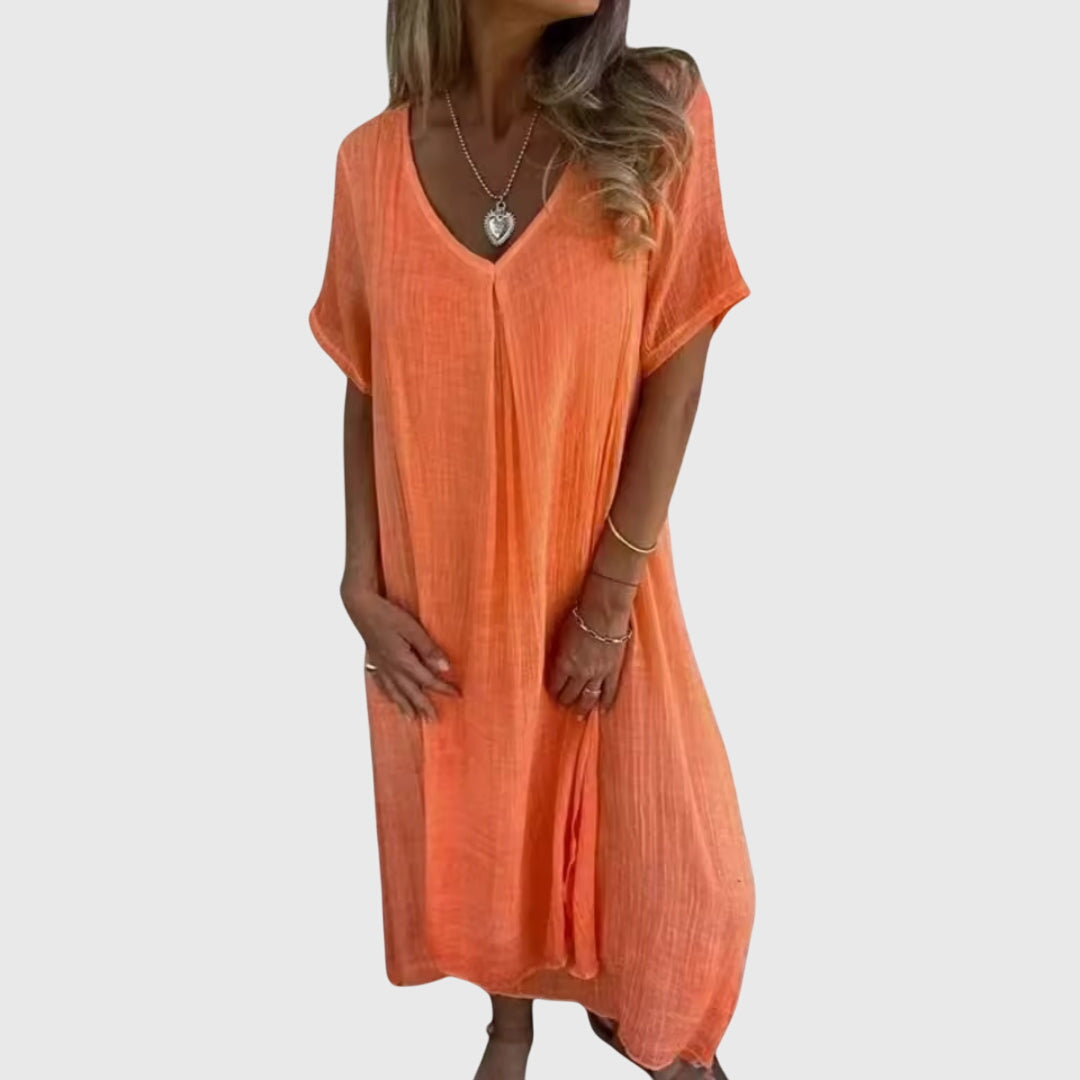 Talia | Elegant Lightweight V-Neck Dress