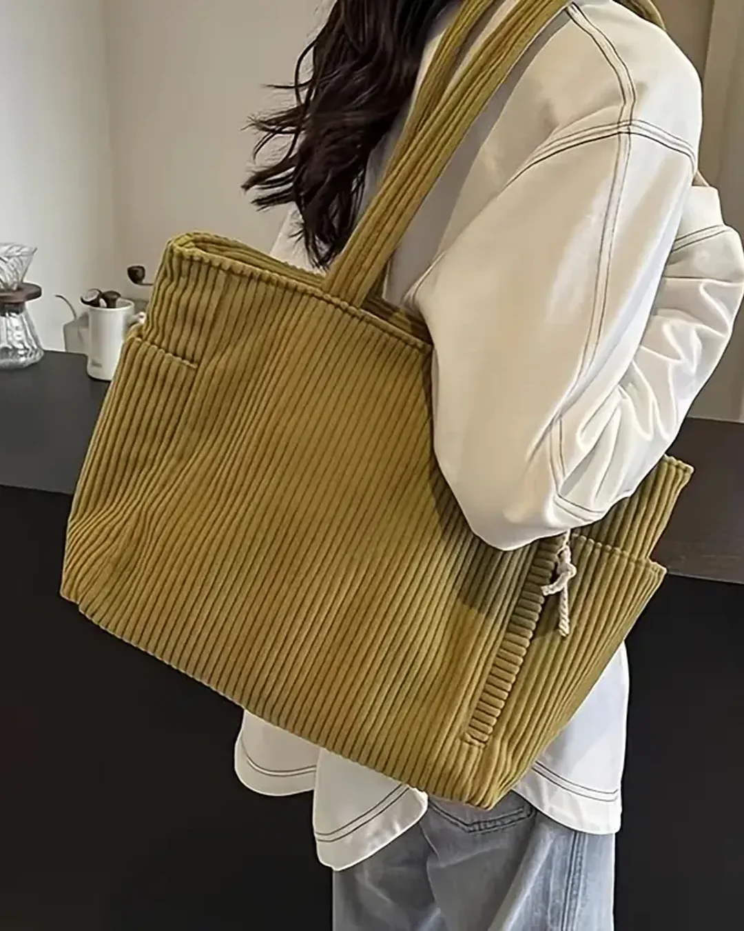 Talia | Spacious Tote Bag With Chic Texture
