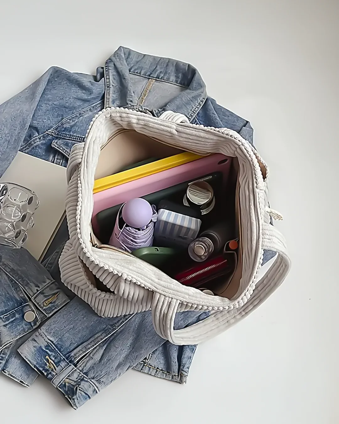 Talia | Spacious Tote Bag With Chic Texture