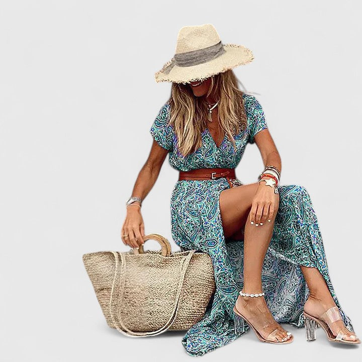 Talia | Stylish Boho Maxi Dress