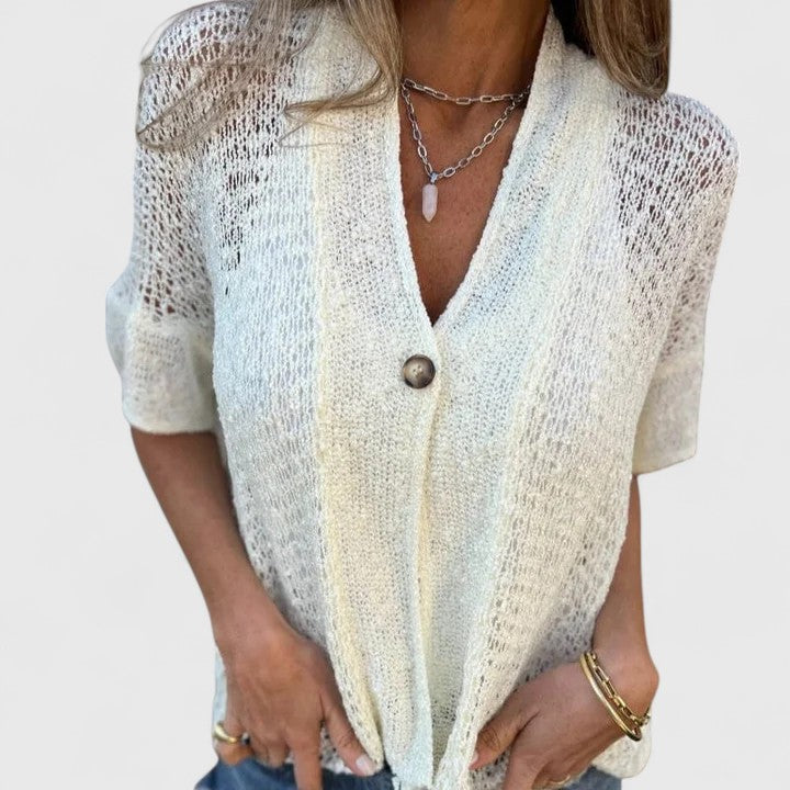 Talia | Elegant Knitted Shirt