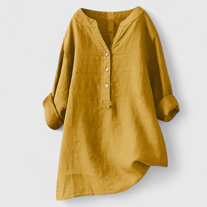 Talia | Elegant Button-Front Shirt