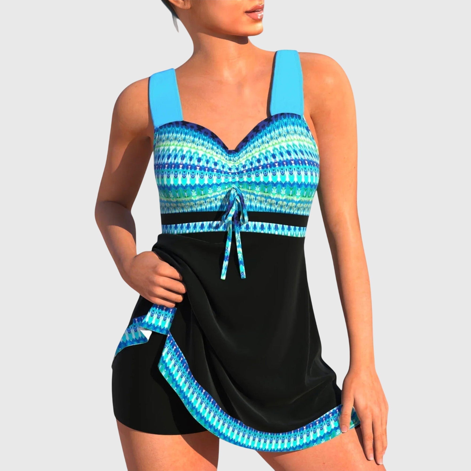 Talia | Colorful Two-Piece Swimsuit