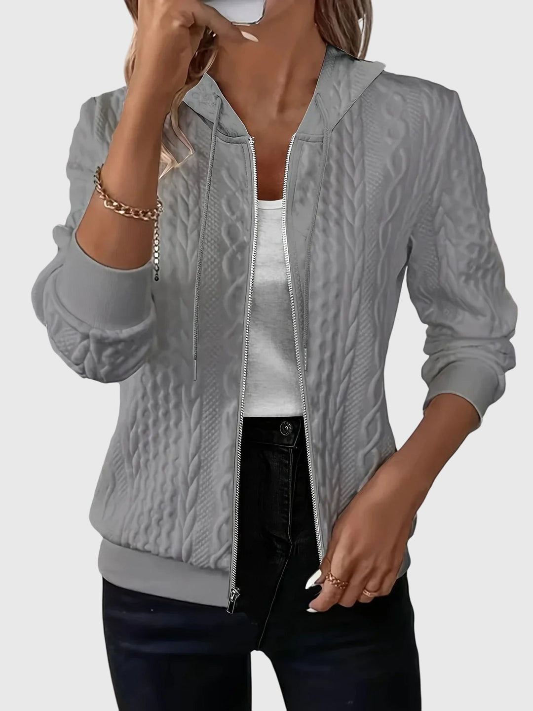 Talia | Hoodie with Zipper