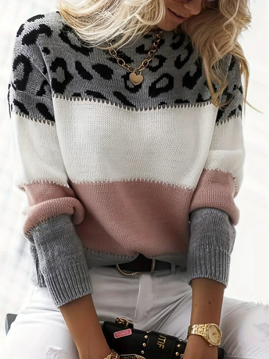 Talia | Chic Leopard Sweater