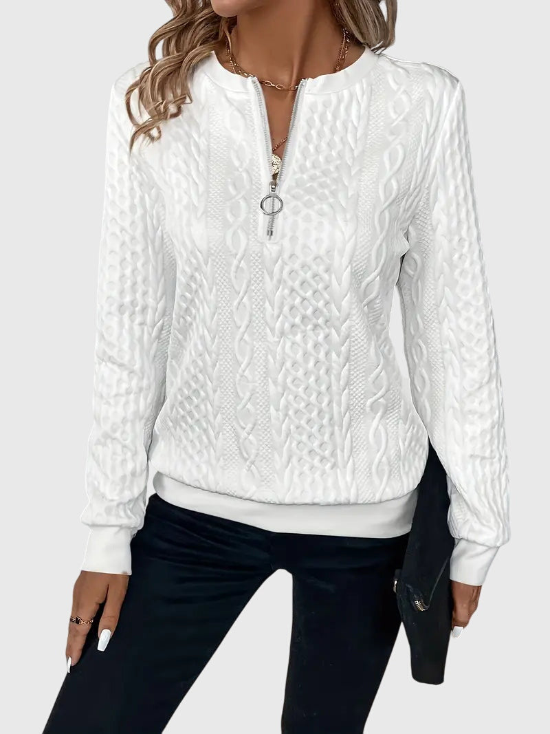 Talia | Sweater with Zipper