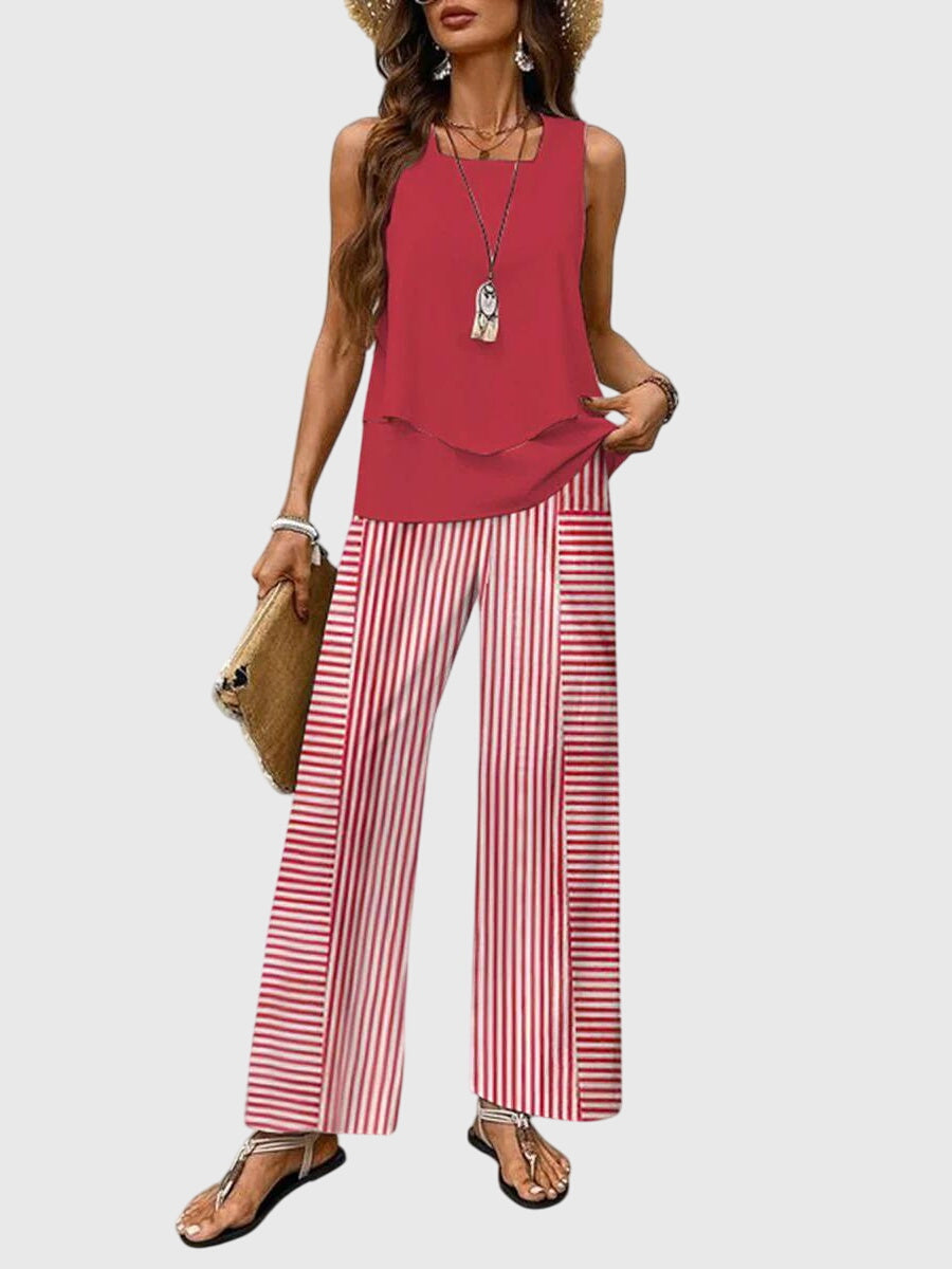 Talia | Elegant 2-Piece Summer Set