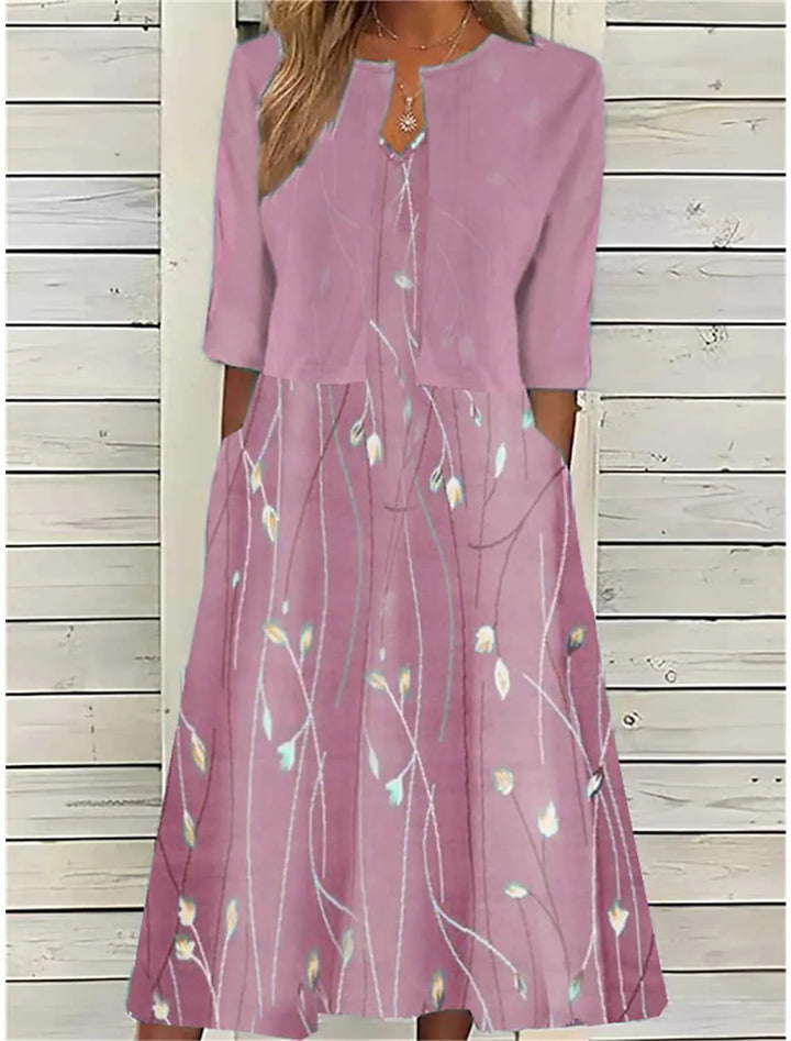 Talia | Elegant Floral Midi Co-Ord Set