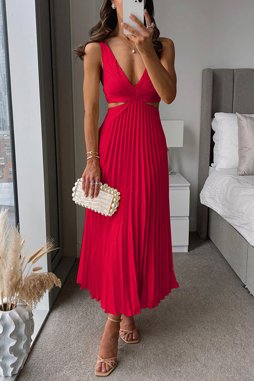 Talia | Elegant Chic Pleated Dress