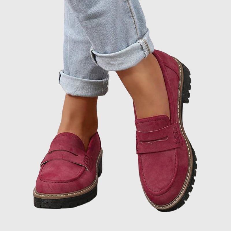 Talia | Timeless Suede Loafers