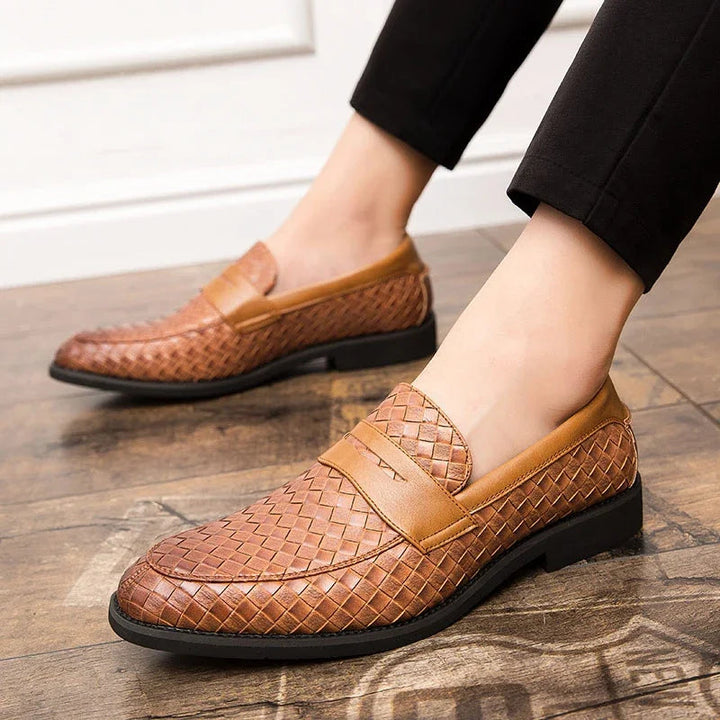 Talia | Verona Braided Leather Loafer