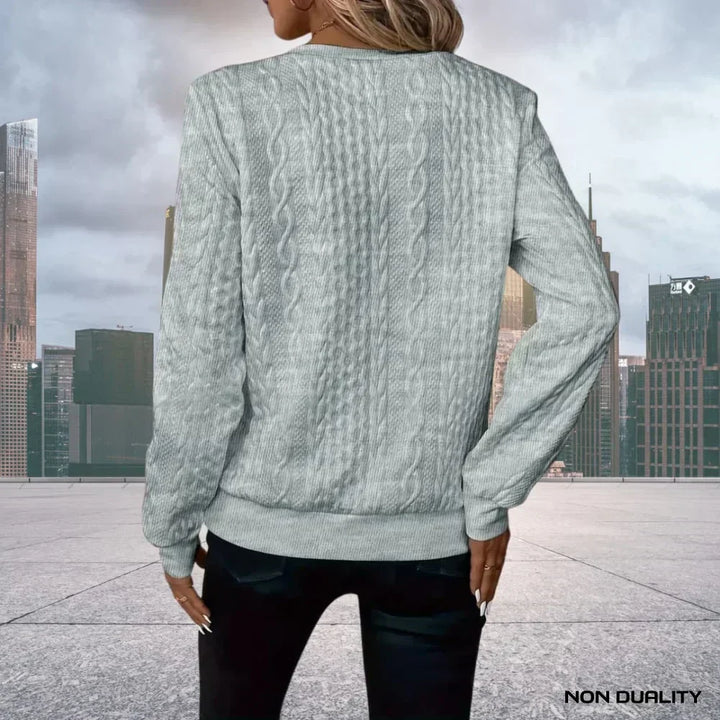 Talia | Non-Duality Zip-Up Sweater
